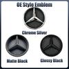 2025 Hot For Benz AMG Silver And Black OE Style Front Grill Star Emblem Chrome Logo Badge Fit For Mercedes Benz E200 E250 E300 E