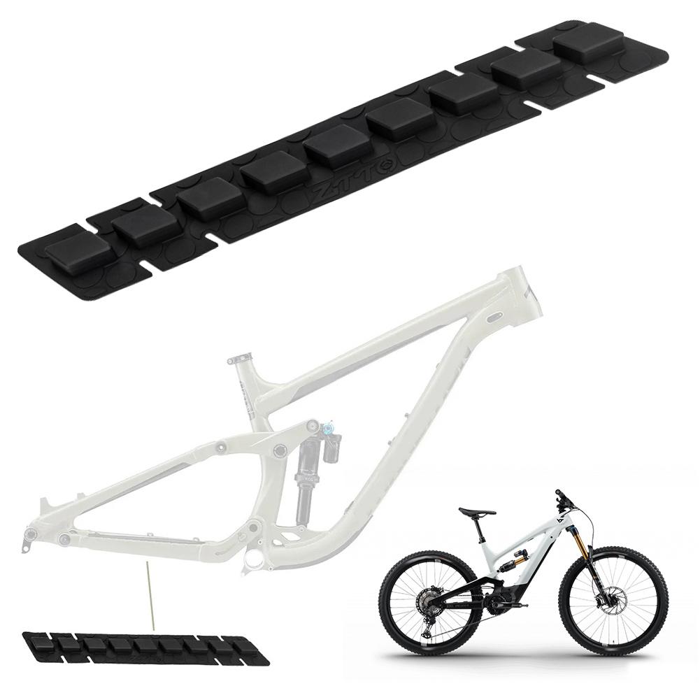 2 st/1 st Silikon Cykelkedjestagsskydd Pad Kedjeskydd Klistermärke Anti-repa Skydd för Mountainbike MTB Landsvägscykel