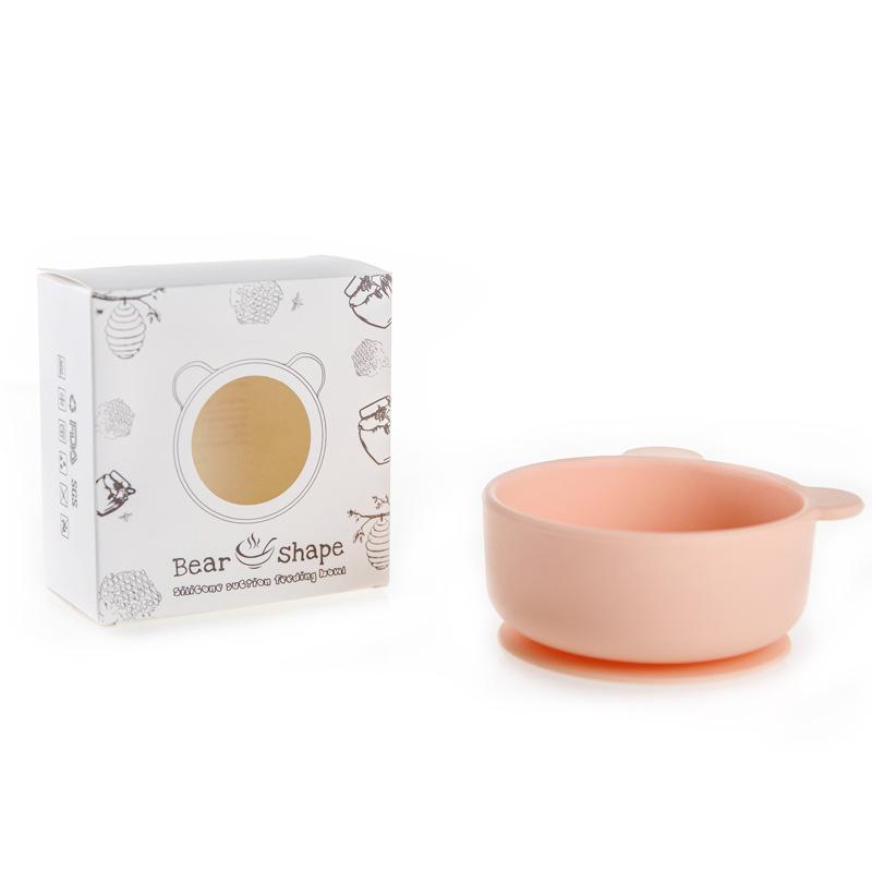 Silicone Suction Bowl for Children's Meals - Baby Feeding Cartoon Plate