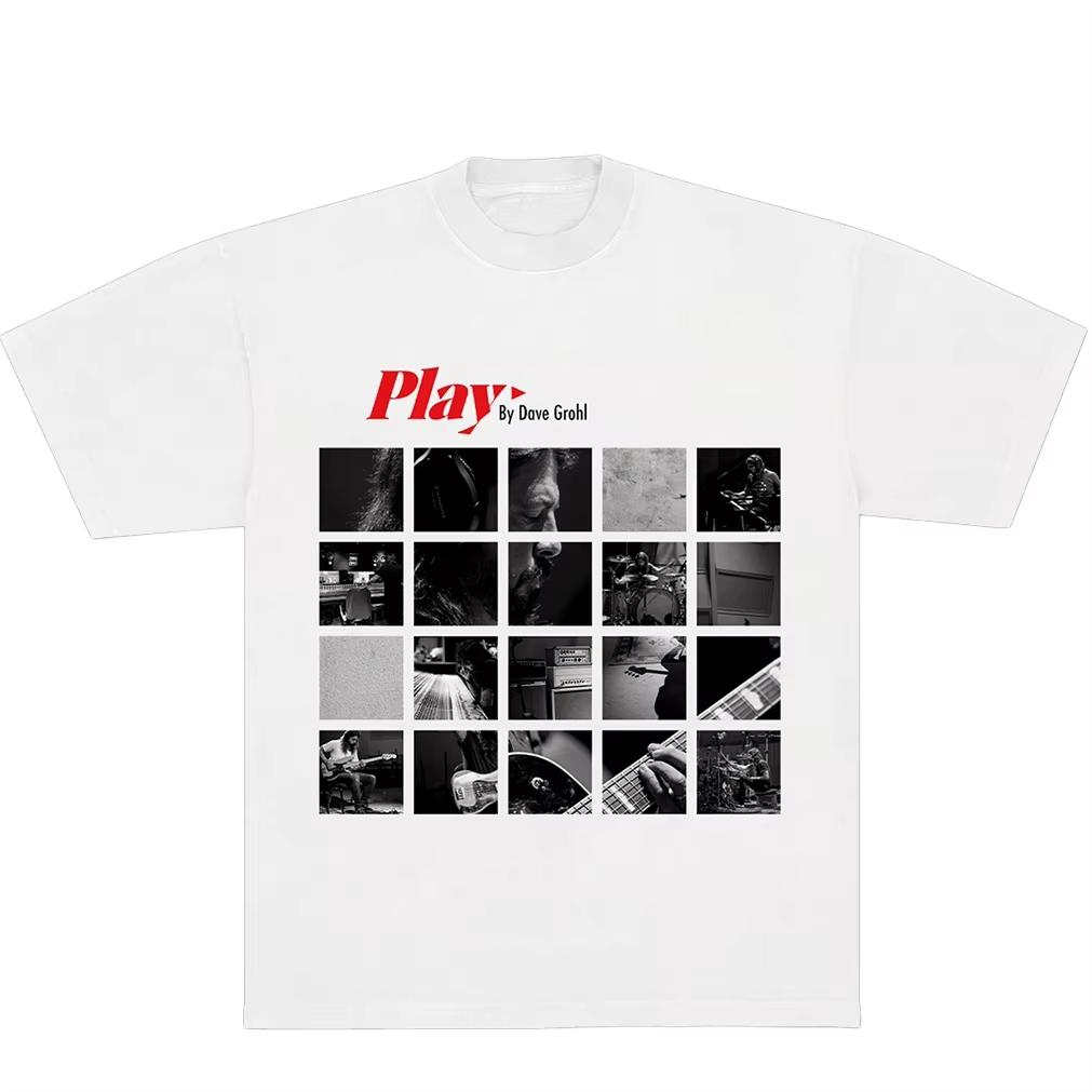 Foo Fighters Groupe Nouvel Album Ton Jouet Préféré Vêtements Homme Femme T-shirt Oversize Coton Y2k Vintage Tee Vêtements Femme Homme