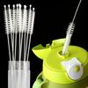 1Pcs Stainless Soft Hair Suction Glass Tube Cleaner Brushes Tools Fish Tank Straw Bottle Cleaning Brush
