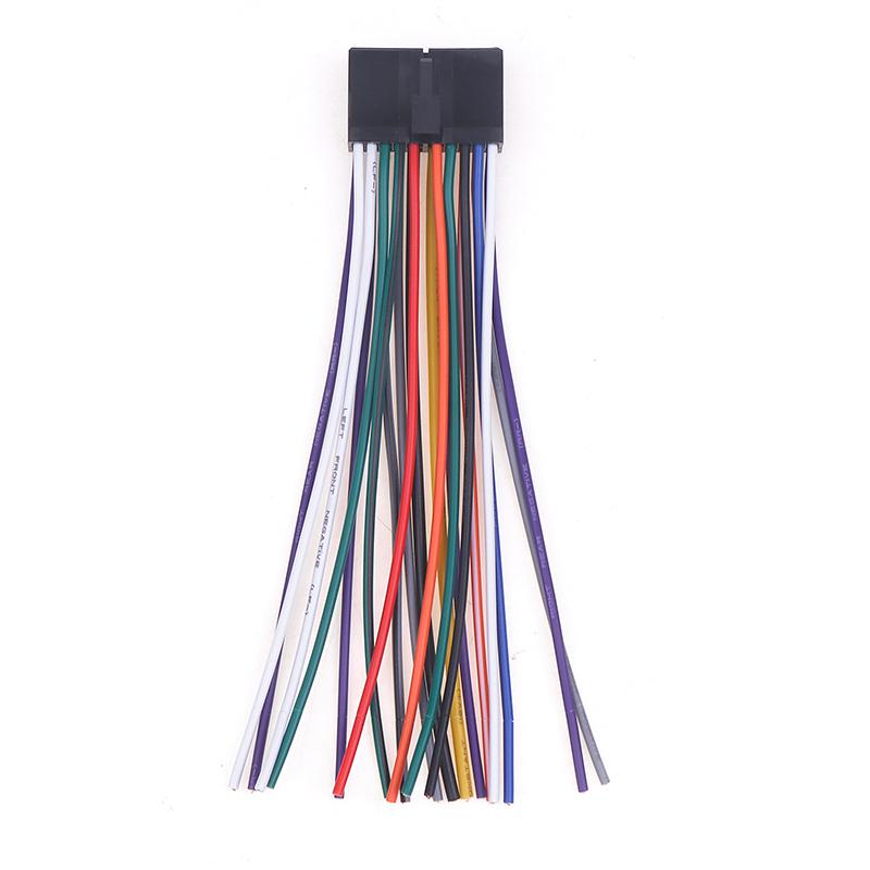 Car Radio Wire Harness 20pin Audio Wiring Adapter Cd Dvd Connector Cable T-plug Power Cord Modified Parts Radio Accessories 4