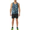 Asics Solid Logo Print Casual Shorts Men Shorts Black 2011C386-001