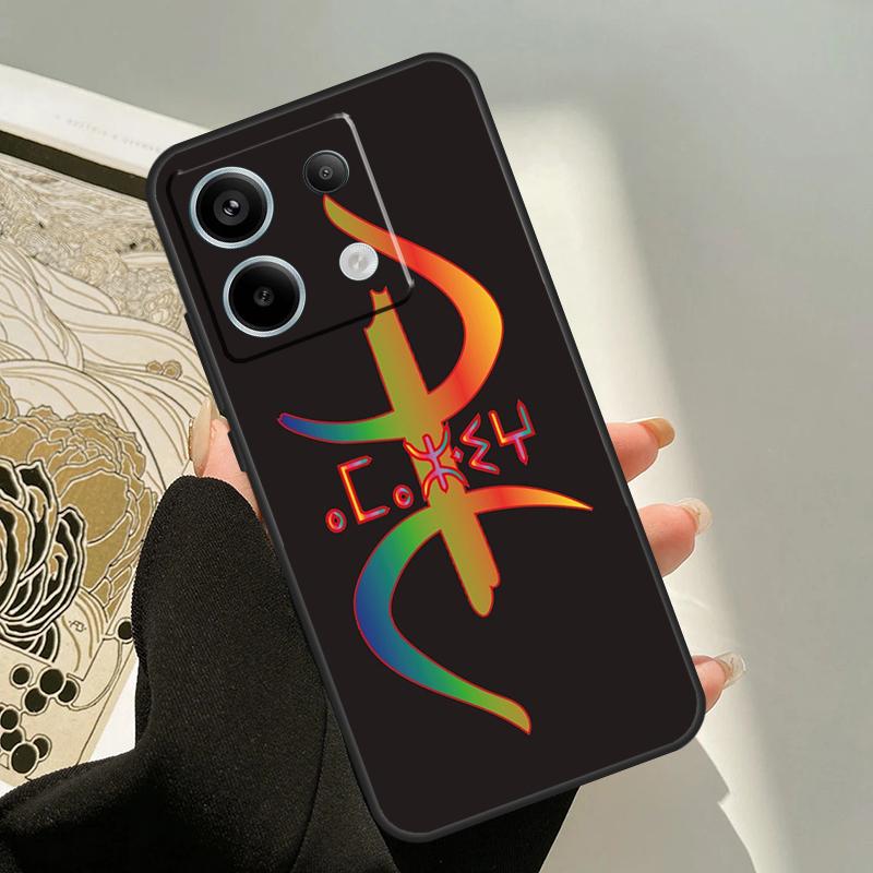 Amazigh Berber Symbol Case For Xiaomi Redmi Note 14 12 11 9 10 13 Pro 9S 10S 11S 12S Redmi 13C 10C 12C 14C Cover