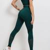 Fashion Seamless Hollow Tight Slim Sporty Leggings Casual Exercise Yoga Pants Lady Elegant Booty Lifting Fitness Sportswear 30161