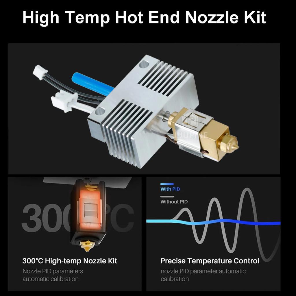 Hotend Kit 20v 60w for ELEGOO Neptune 4 PLUS/4 MAX 3D Printer Fully Assemble All-Metal Hotend With Nozzle 3D Printer Accessorie