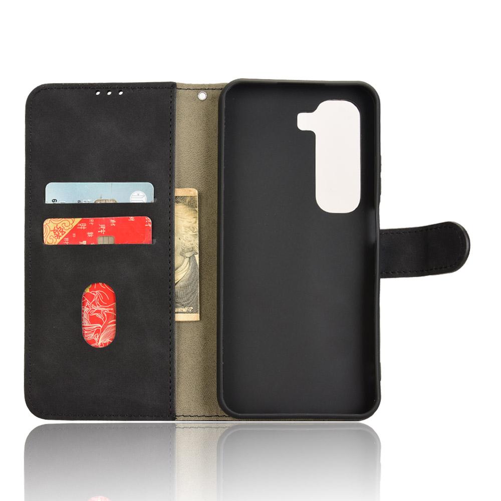For Infinix Hot 50 5G Leather Case Skin-Feel Anti-Drop Wallet Flip Phone Cover