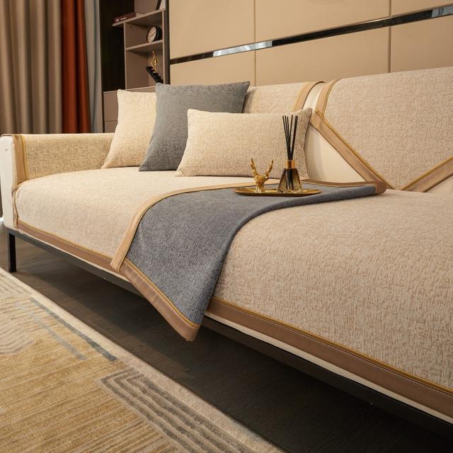 Chenille Sofa Cover Four Seasons Universal Sofa Towel Non -Slip Combination Couch Cushion Slipcover For Living Room Decor