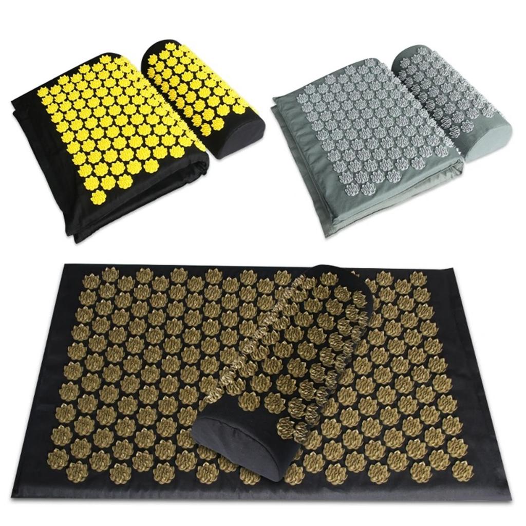 Lotus acupoint massage, Lotus spinal cushion, Yoga pillow, Foot cushion, Back and shoulder massage, Relaxation and leisure, Sand base cushion, Gift