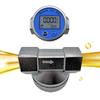 Digital Flowmeter ±1% Accuracy Support QTS PTS L GAL DN20/DN25 Flow Meter Waterproof Metal Flow Control Meter