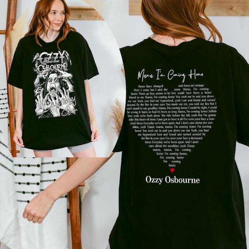 

Mama I039m Coming Home Ozzy Osbourne Shirt Tribute To The Prince Of Darkness Tee Unisex T-Shirt XXXL