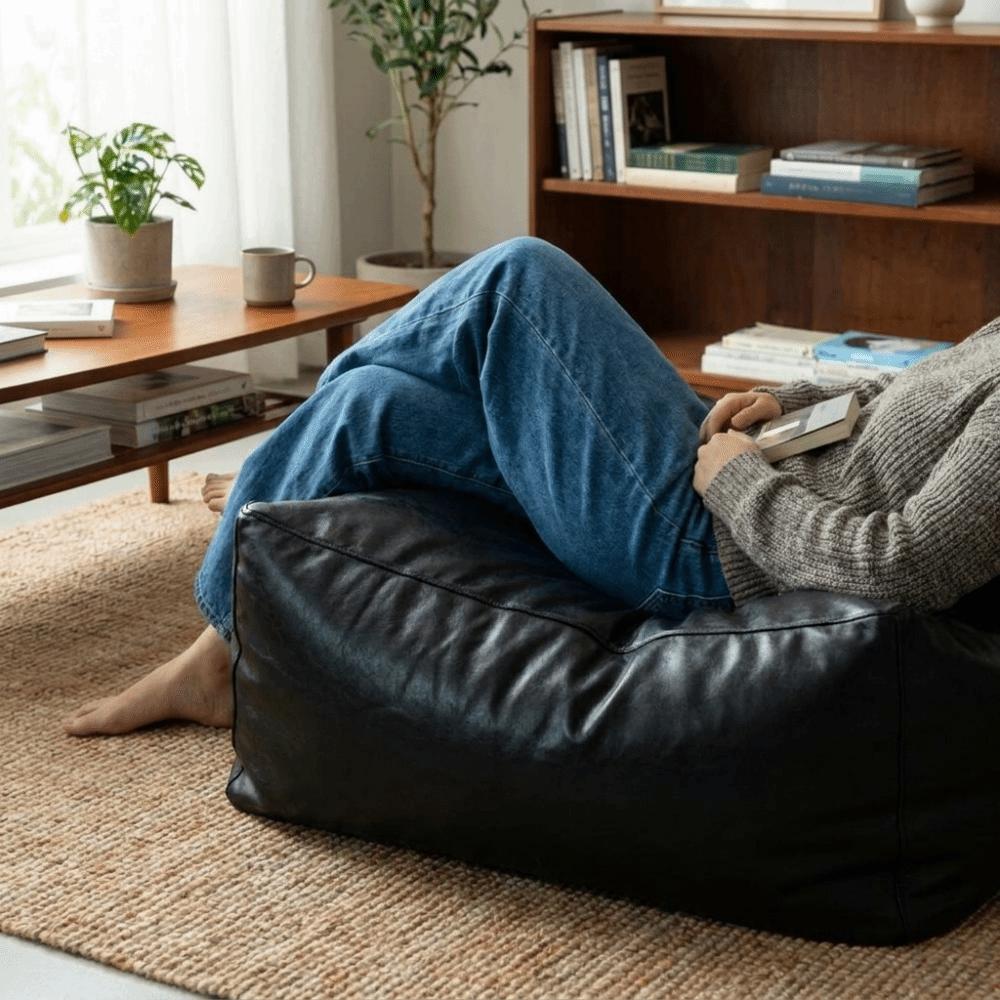 Multifunktionale Große Kapazität Sitzsackbezug Ohne Füllung Waschbar Aufbewahrungstasche Wasserdicht Minimalistischer Sofabezug Schlafzimmer