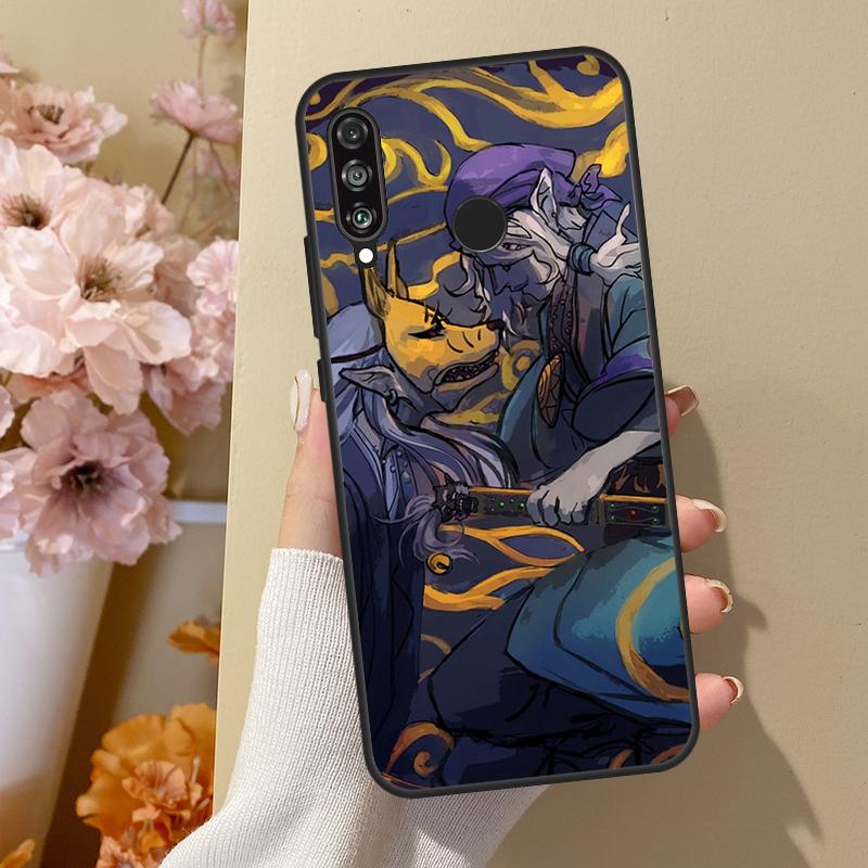 Ukiyoe mononoke Kusuriuri For Honor 50 Pro Phone Case For Huawei Nova 5T P Smart Z 2019 P20 P30 P40 Lite P50 Pro