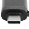USB3.0 Female to TypeC Adapter Converter Charging Data OTG Stretch Hd Without Chain(Silver )