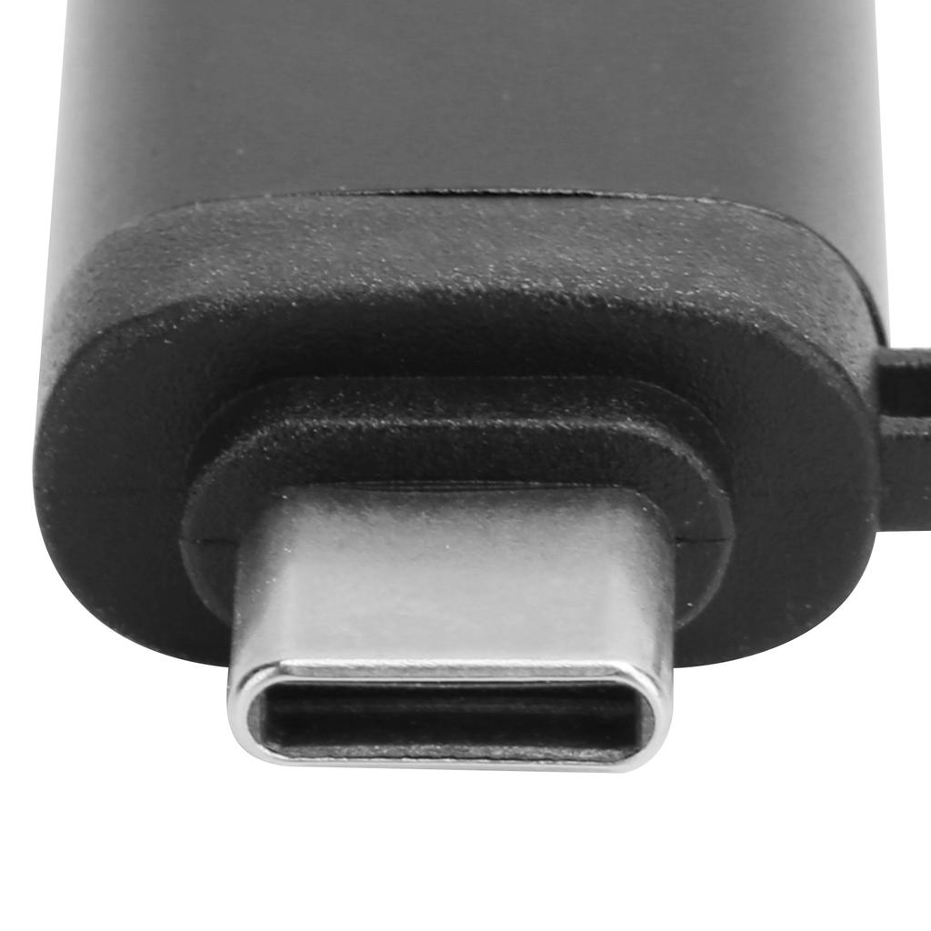USB3.0 Female to TypeC Adapter Converter Charging Data OTG Stretch Hd Without Chain(Silver )