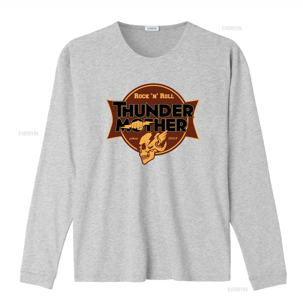 Thundermother Band Rock n Roll T Shirt Black All Sizes S 5XL with Bold Skull Lightning Design vintage Washed Comfortable
