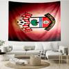 1PC Fc Crest Design Printed Tapestry Room Decoration Wall Hanging for Living Room Bedroom, Dormitory, Birthday and Christmas Gifts