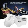 Jewelry Magnifying Glass, Handheld Magnifying Glass with 2 LED Lights for     Stamps Inspection, Portable, Lightweight and  , 30X 60X