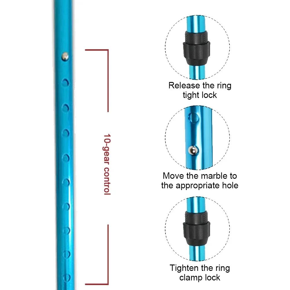 Folding Elbow Crutch Fracture Injury Anti Fall Armpit Instruments Crutches Rehabilitation Walking Aids Elderly Canes
