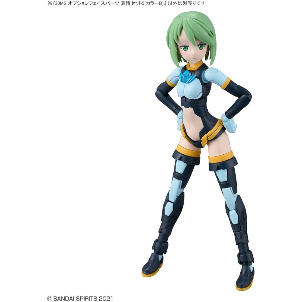 Bandai Spirits 30MS Option Face Parts Expression Set 5 Color B Pre-painted Plastic Model