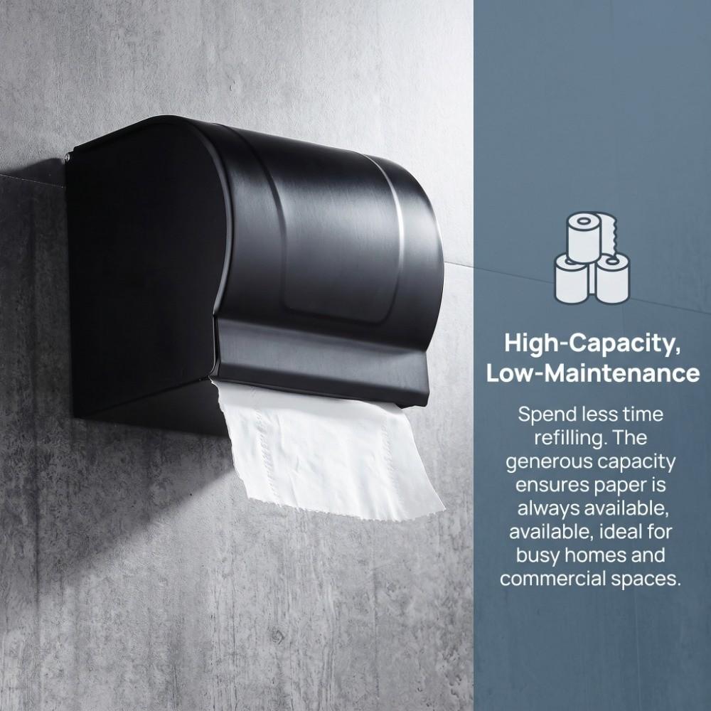 Porta Asciugamani di Carta in Lega di Alluminio Scatola Porta Asciugamani di Carta Porta Rotolo Carta Igienica Bagno Gabinetto Cucina Toilette