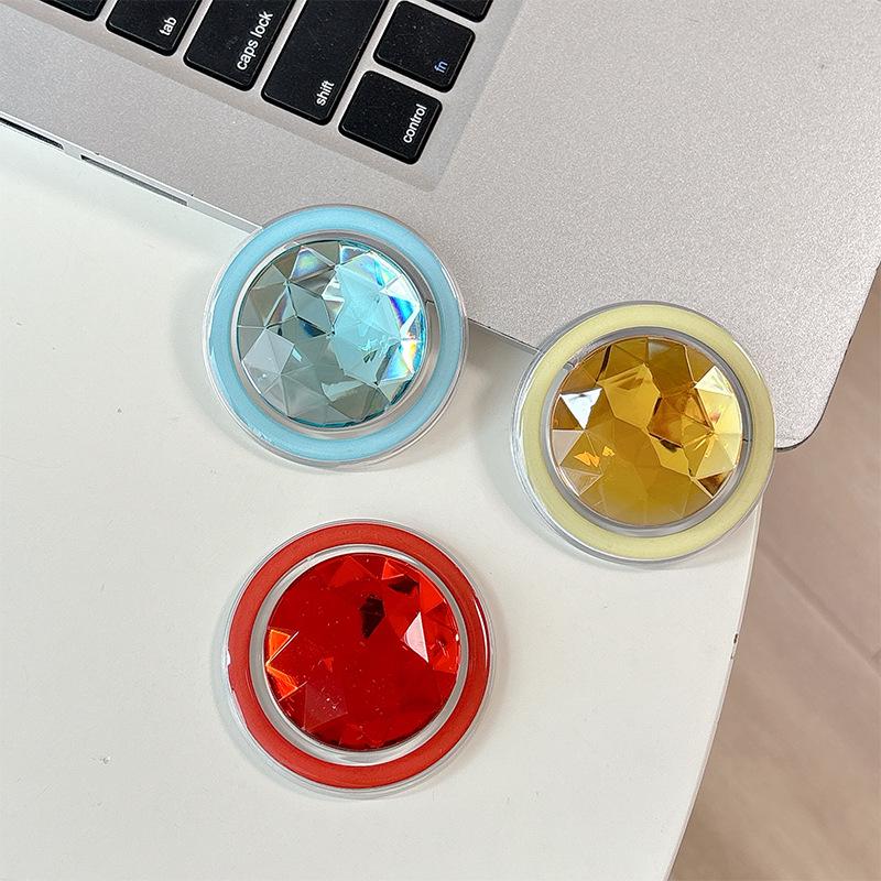 High-Grade Magnetic Rhinestone Phone Holder Ring for Magsafe