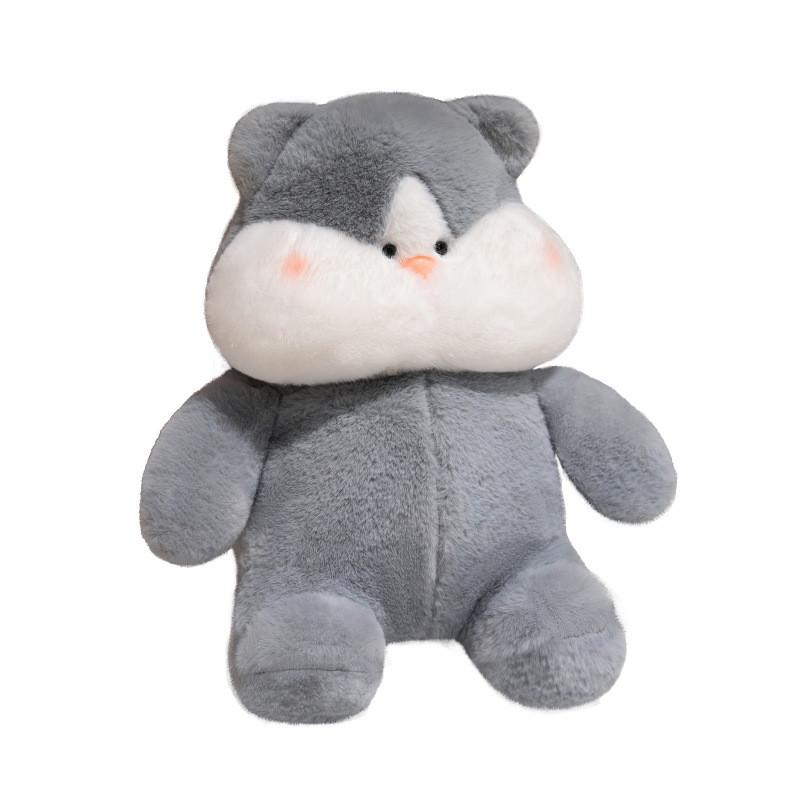 Plush Husky Capybara Toys Cartoon Stuffed Doll Animal Decoration Gifts Kids