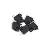 ACROPIX Motorcycle Scooter Disc Brake Control Switch Universal 2 Pin Square Black 5pcs