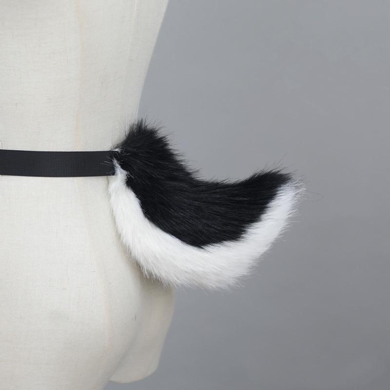 New Handmade Universal JK Rabbit Tail Lolita Cosplay Props Simulation Faux Fur Tails Plush Fox Cat Halloween Accessories