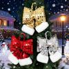 Mirror Bow Christmas Tree Ornaments Elegant Holiday Hanging Decoration for Xmas Tree Hotel Window Party Holiday Display