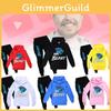 Trendy Mr Beast Cartoon Hoodie Set Voor Jongens En Meisjes Comfortabel En Stijlvol