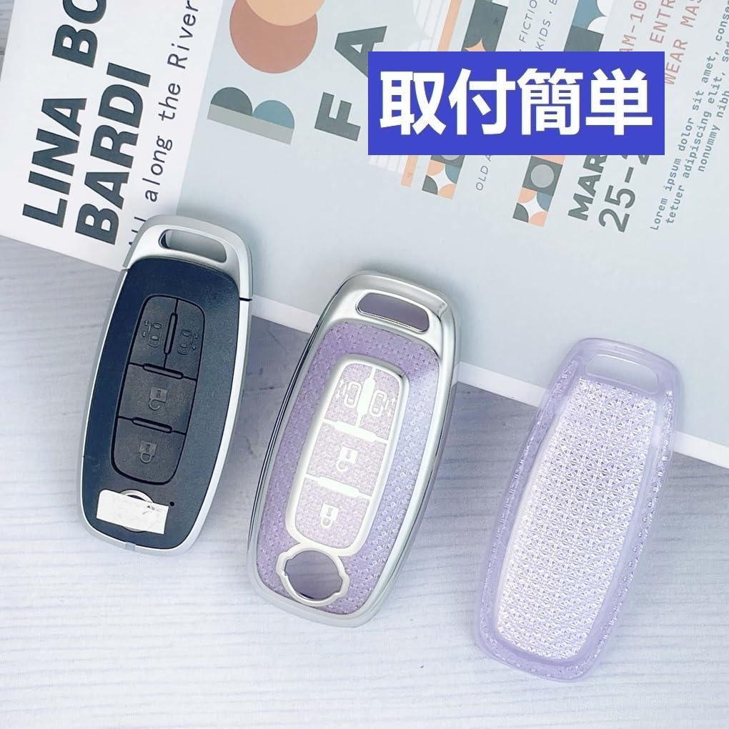 YANMW New Serena C28 Series Key Case, Compatible with Nissan Serena Key Cover, Smart