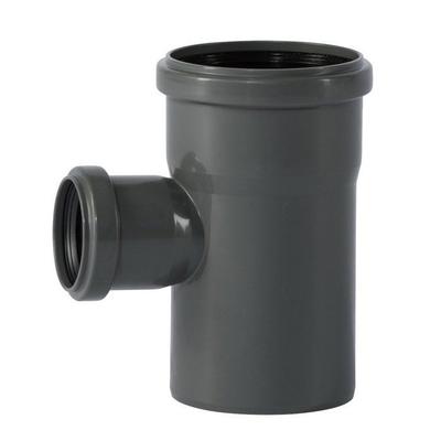 PVC Branching Tee - KLASEBO - 90/50 87° - Polypropylene - Triple Sealing Lip - Conforms To DIN EN 1451-1