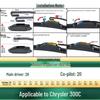 Chrysler 300C Rahmenloser Leiser Scheibenwischer - Original Multifunktions-Gummilippe