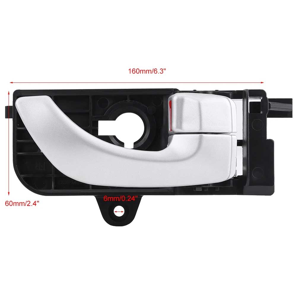Car Front Right Passengers Side Interior Door Handle Wear Resistant Door Inner Pull Handle Auto Accessories