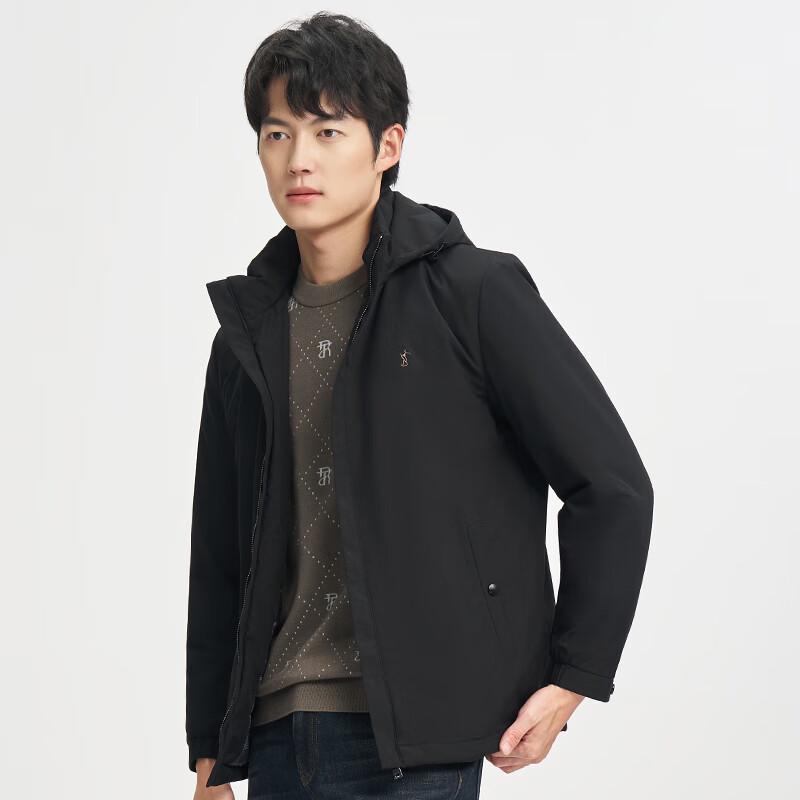 TRIES Men's Graphene Detachable Hood Jacket