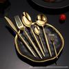Ballet Hammer Pattern 304 Stainless Steel Cutlery Set: Steak Knife, Fork, Dessert Spoon - Thick, Durable Western Tableware for Hotels