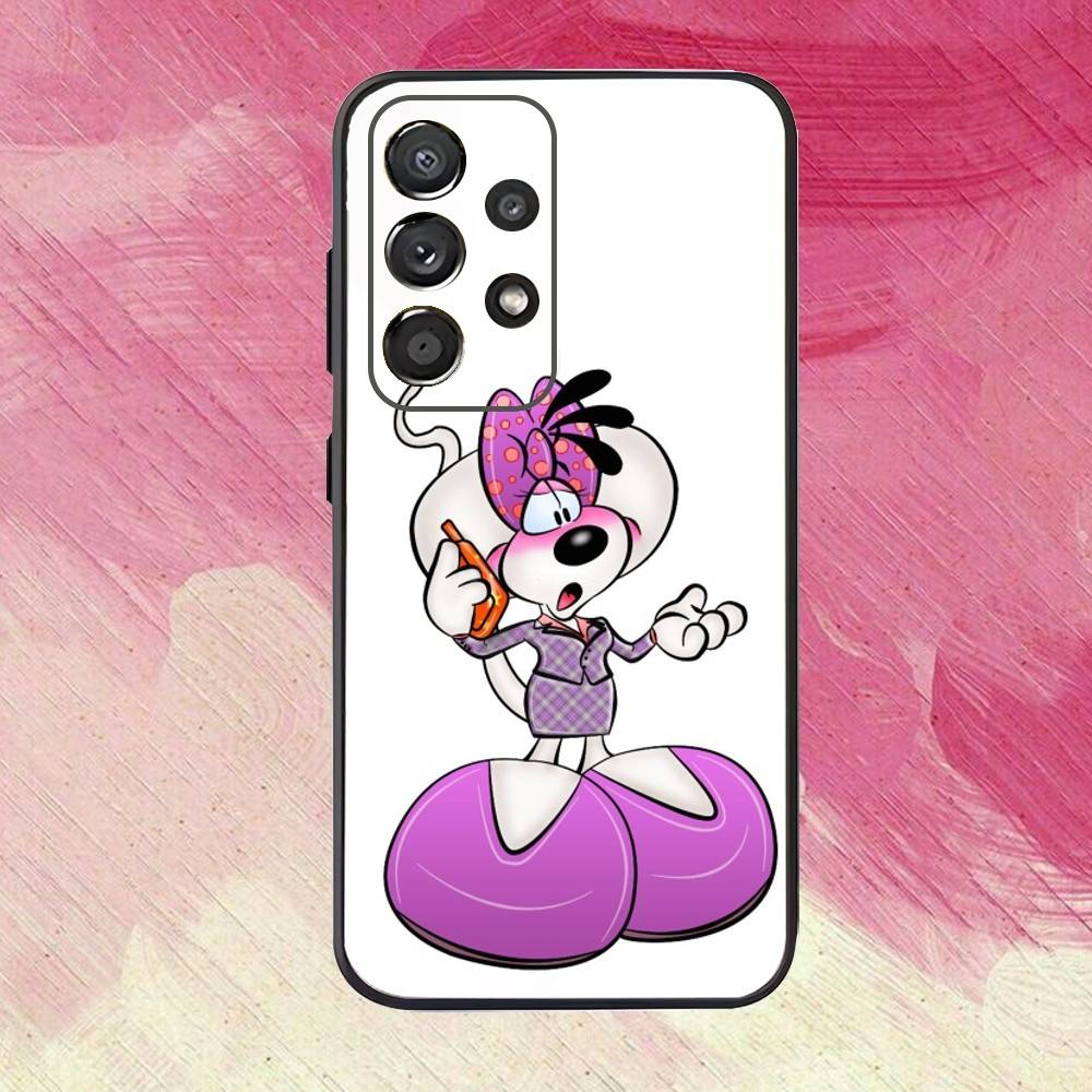 CUTE D-Diddl R-Rat-DR Phone Case For Samsung S25,S24,S21,S22,S23,S30,Ultra,S20,Plus,Fe,Lite,Note,10,Black Cover