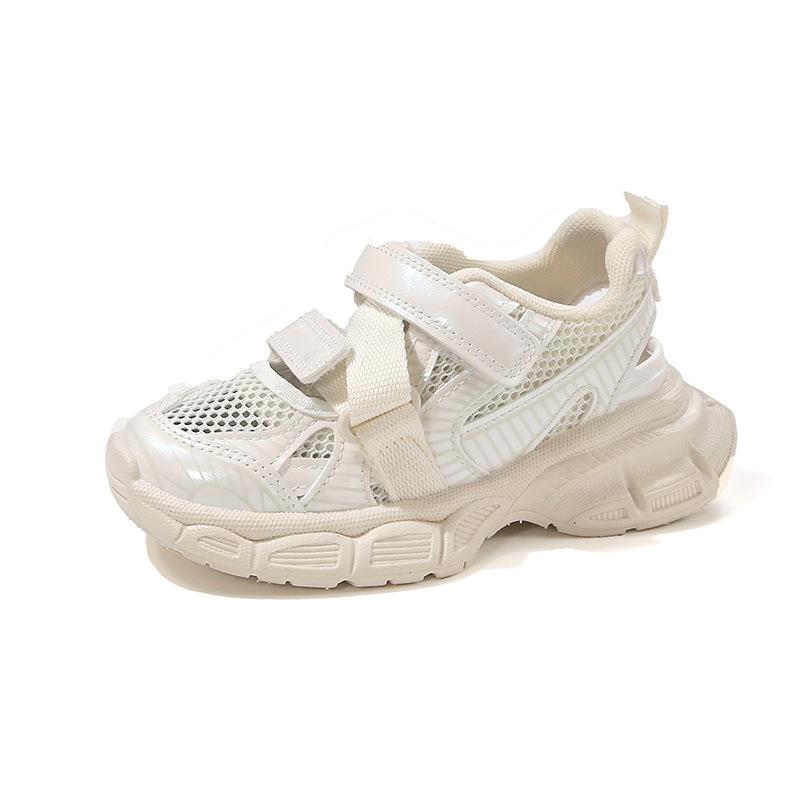 2025 Summer Popular Mesh Breathable Frame Shoes Soft Sole Non-slip Baby Girl Casual Shoes Fashion Boys Sandals