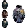 Nightmare Before Christmas Hoodie Pullover Sweatshirt mit Jack und Sally Design