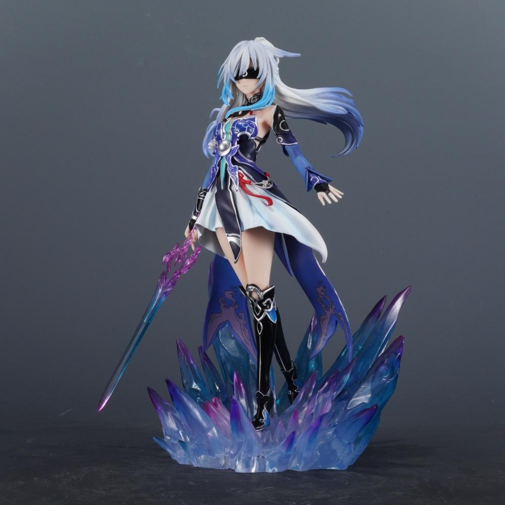 29cm/11.42in Animation Honkai Star Rail Figure Jingliu Action Figures Polyvinyl Chloride Statue Tabletop Ornamen Collector Miniature Playthings