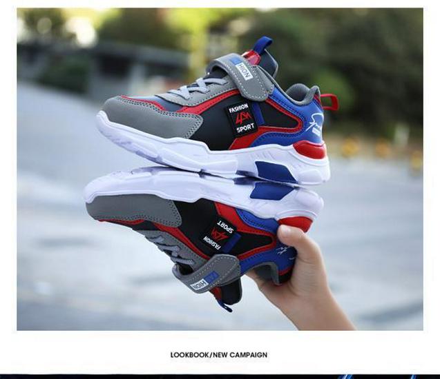 Boys' Waterproof Athletic Shoes for Ages 4-15 - Spring, Autumn, Winter