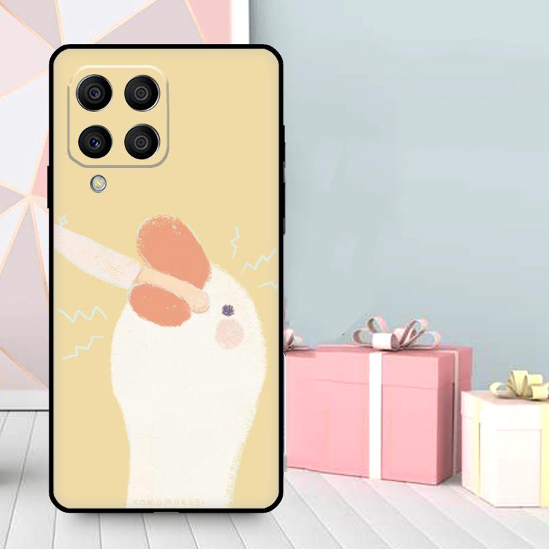 Cartoon Funny Goose Case For Samsung Galaxy M06 M11 M31 M14 M34 M54 M12 M32 M52 M15 M13 M16 M36 M56 M53 M35 M55