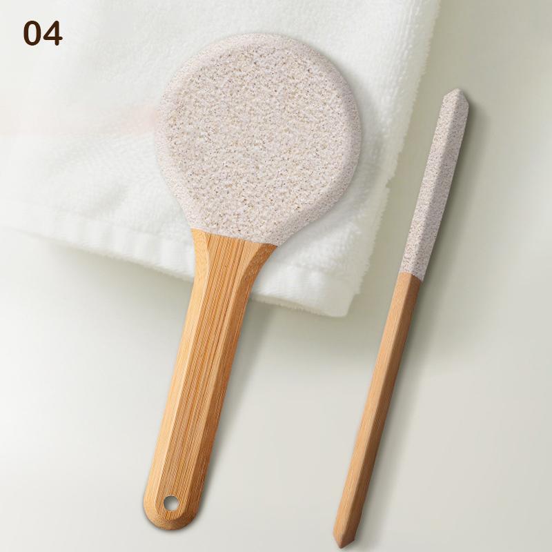 1 Pcs Professional Files Double Sided Foot File Callus Remover For Feet Wooden Pedicure Grater To Smooth Hard Coarse Tough Skin