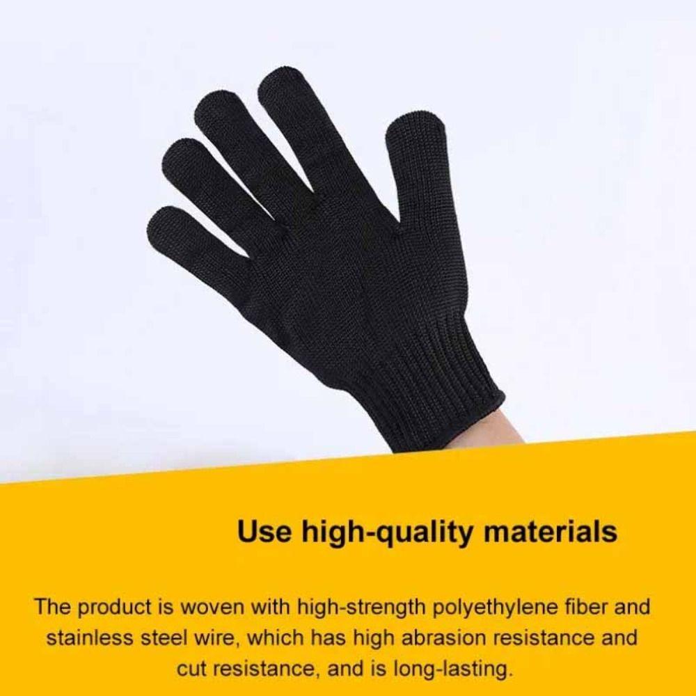 1 Pair Safety Protection Self Defense Cutting Anti Gloves Stab Resistant Work Gloves Butcher