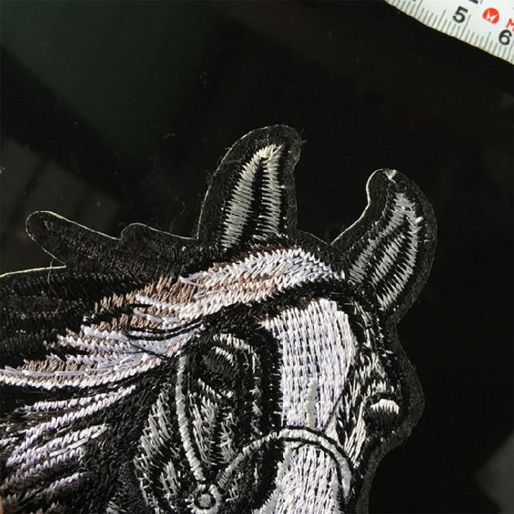 Ponies Embroidered Patches Horse Head Iron On Patches Applique Patches Animal Sewing On Patches Sewing Patches for Hat