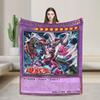 Anime Yu Gi Oh Card Blankets  Flannel Funny Breathable Throw Blankets for Bedding Lounge Textile Decor