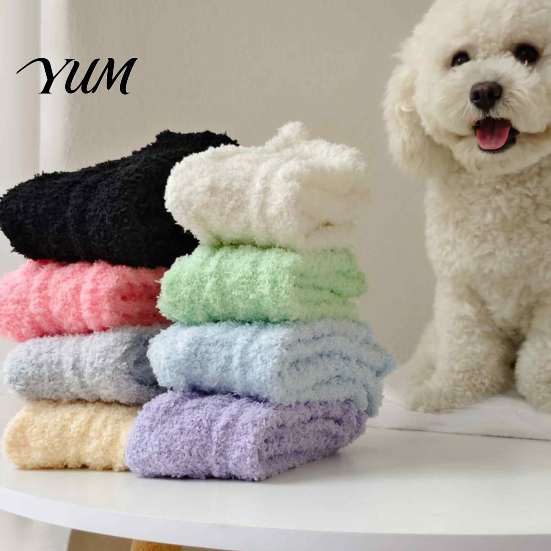 Breathable Plush Winter Socks Thickened for Women, Thermal Sleep Socks, Coral Fleece Warm Lounge Women Soft House Floor Autumn Cold Weather