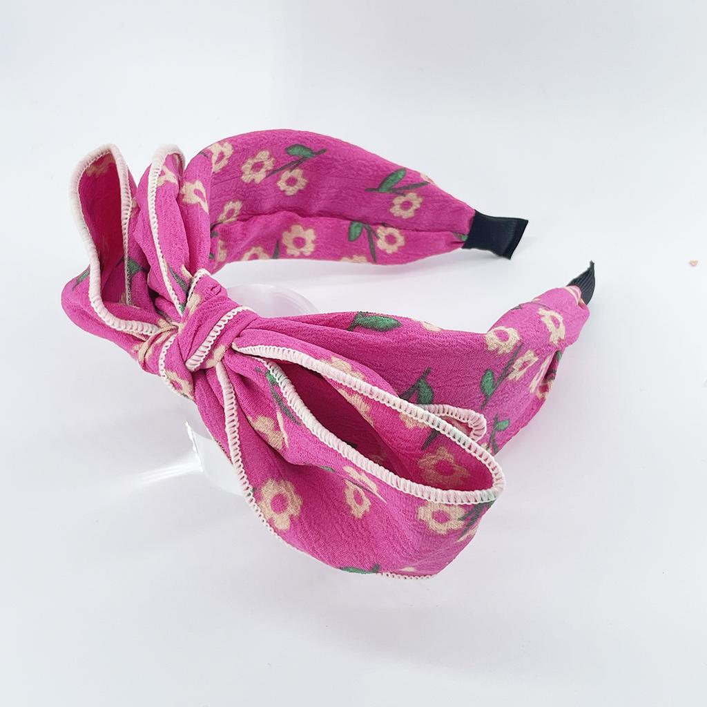 Women Girls Flower Big Knot Bow Hairband Headband Adult Hair Accessories Hair Jewley