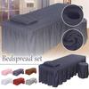 Beauty Salon Bed Sheet Salon Thick Quilting Mattress Brief Beauty Bed Skirt Bedspread with Face Hole Body Massage SPA Bed Cover
